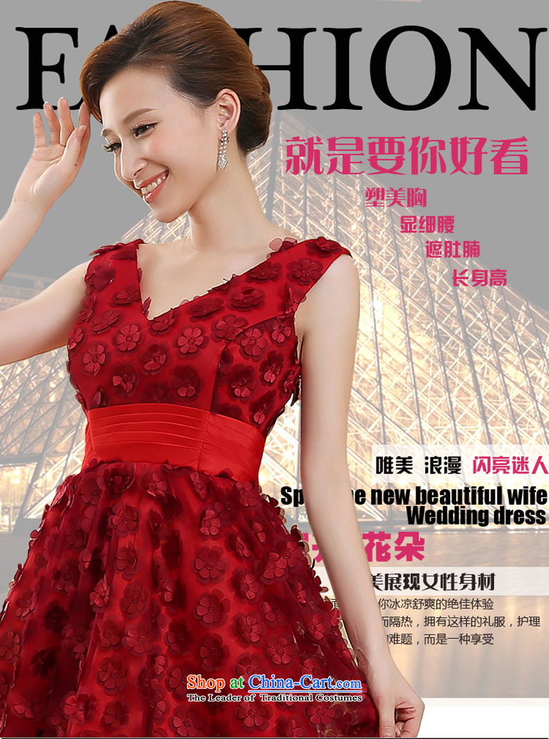 2015 new red long marriages bows dress thin dress Sau San video anointed chest shoulders pregnant women, dark red L picture, prices, brand platters! The elections are supplied in the national character of distribution, so action, buy now enjoy more preferential! As soon as possible.