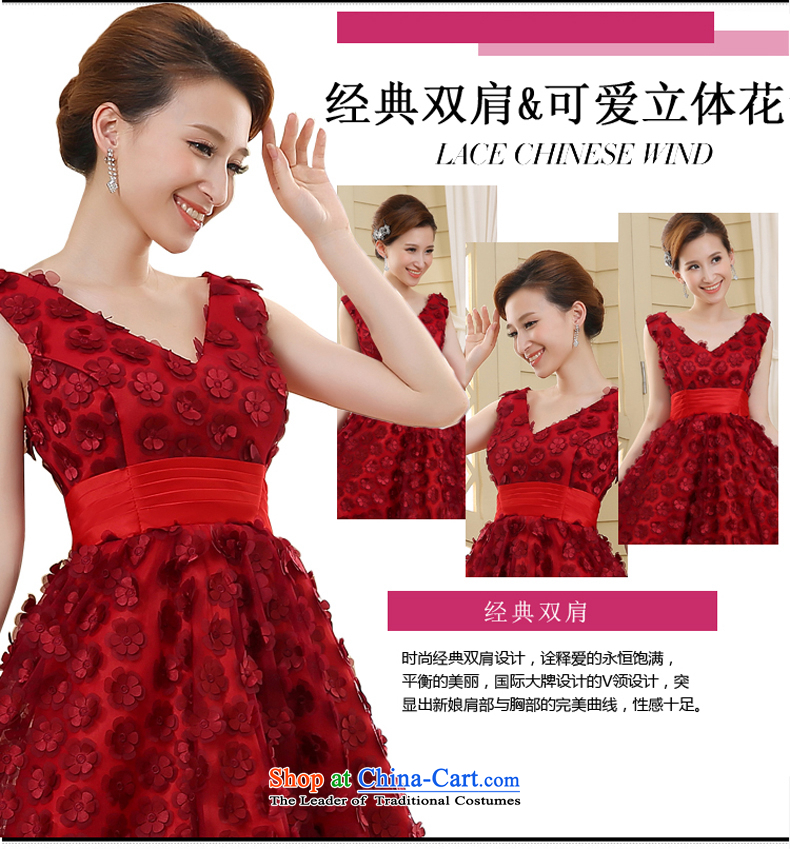 2015 new red long marriages bows dress thin dress Sau San video anointed chest shoulders pregnant women, dark red L picture, prices, brand platters! The elections are supplied in the national character of distribution, so action, buy now enjoy more preferential! As soon as possible.