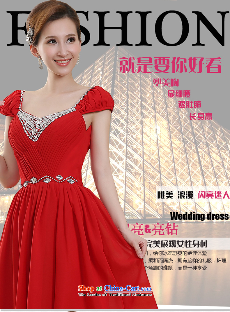 Toasting champagne bride services 2015 new red shoulders lace short of marriage small dress dress red S picture, prices, brand platters! The elections are supplied in the national character of distribution, so action, buy now enjoy more preferential! As soon as possible.