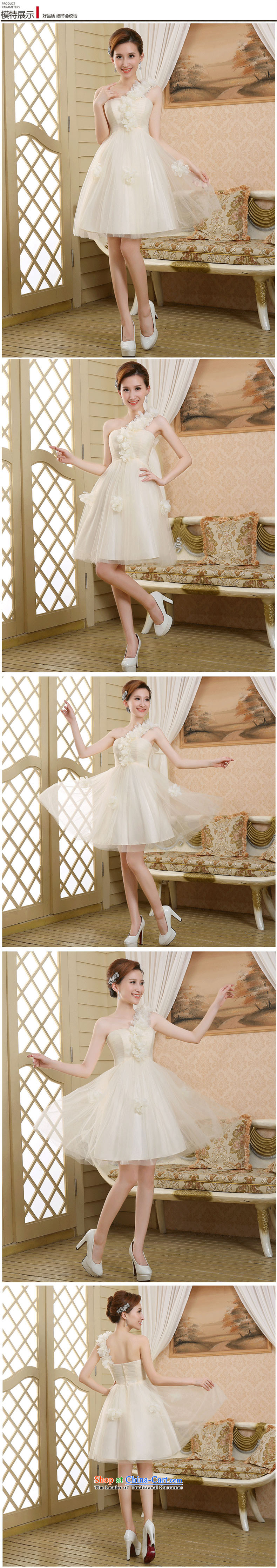 Bridesmaid service of the New Offer in spring and summer flowers shoulder bridesmaid in sister mission small dress White XXL pictures will, prices, brand platters! The elections are supplied in the national character of distribution, so action, buy now enjoy more preferential! As soon as possible.