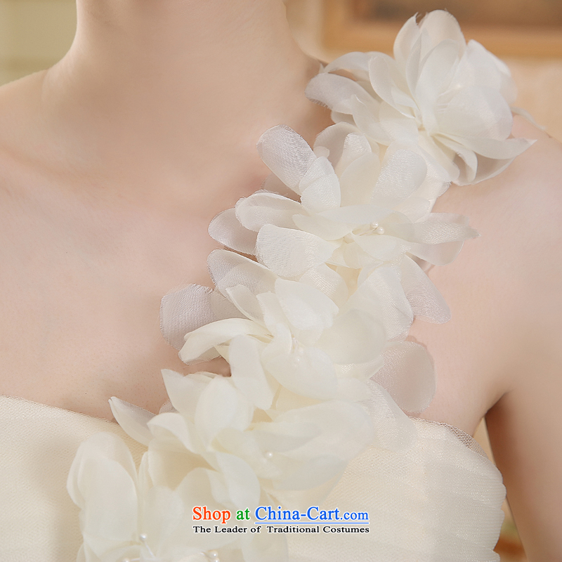 Bridesmaid service of the New Offer in spring and summer flowers shoulder bridesmaid in sister in small white XXL, will dress up to sound (dayinni ni) , , , shopping on the Internet