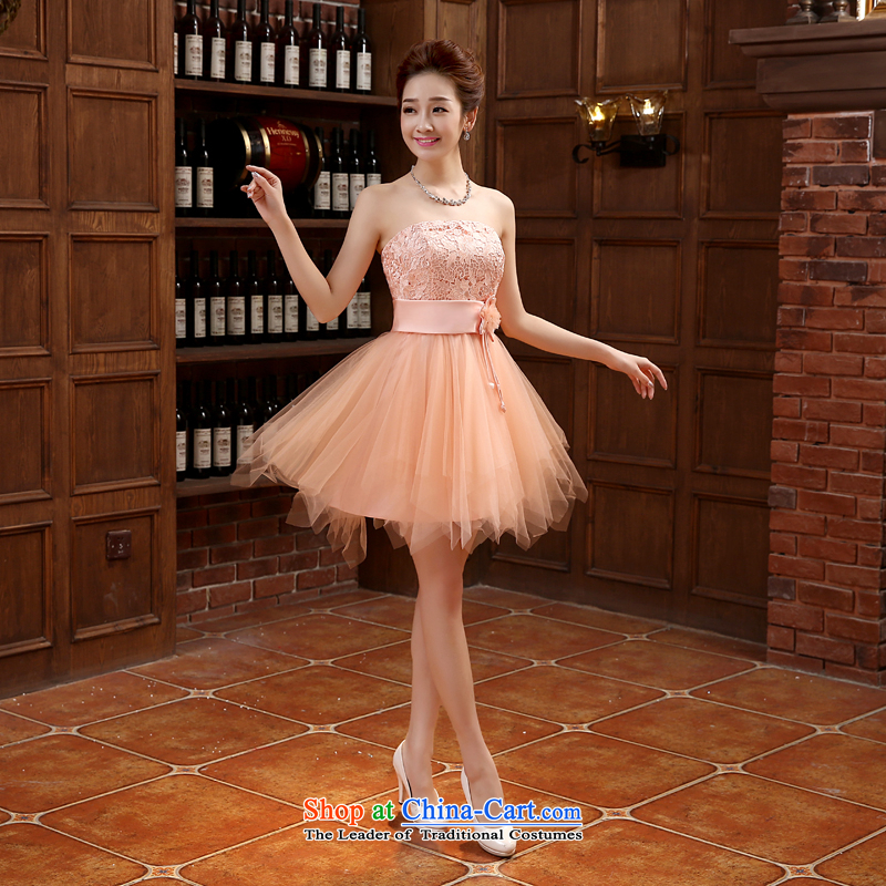 Spring 2015 new dresses bows service, Korean and chest straps Sau San banquet hosted services to orange XL, Stephanie (dayinni tone) , , , shopping on the Internet