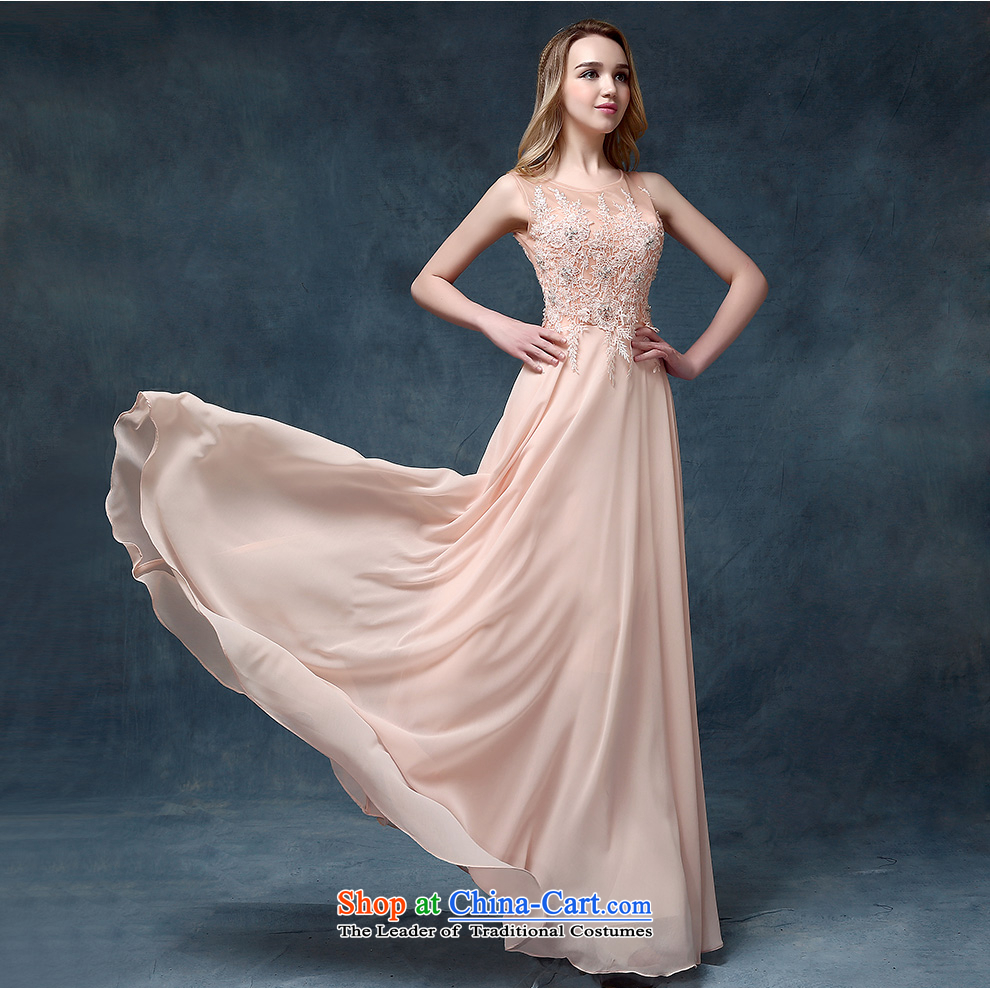 According to Lin Sha 2015 new shoulders bridesmaid pink dresses marriages bows service long gown banquet evening dresses pink XL Photo, prices, brand platters! The elections are supplied in the national character of distribution, so action, buy now enjoy more preferential! As soon as possible.