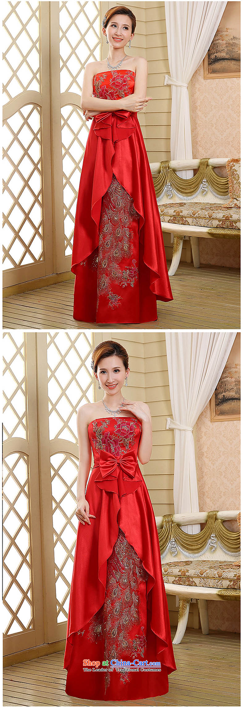 Wipe the chest pregnant women brides red bows to the new spring, 2015 evening dresses long marriage large red S pictures of Sau San girl, prices, brand platters! The elections are supplied in the national character of distribution, so action, buy now enjoy more preferential! As soon as possible.