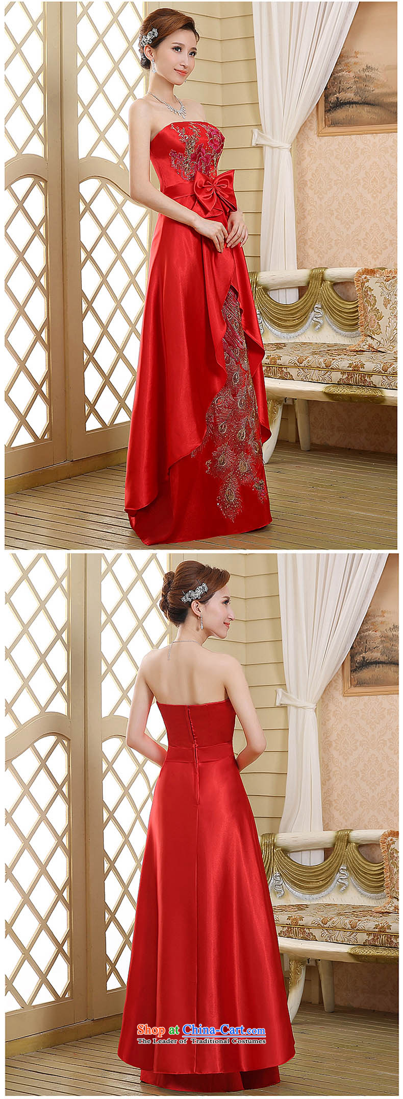 Wipe the chest pregnant women brides red bows to the new spring, 2015 evening dresses long marriage large red S pictures of Sau San girl, prices, brand platters! The elections are supplied in the national character of distribution, so action, buy now enjoy more preferential! As soon as possible.