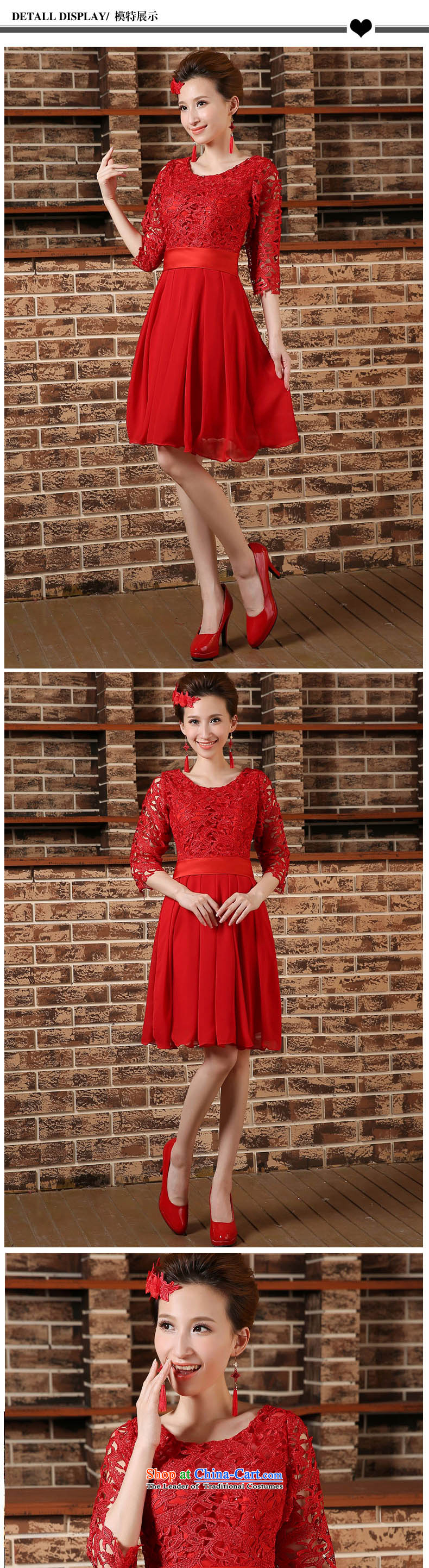 Pregnant women serving high-lumbar spring bows new marriages cheongsam dress 2015 large short of Sau San REDRED S picture, prices, brand platters! The elections are supplied in the national character of distribution, so action, buy now enjoy more preferential! As soon as possible.