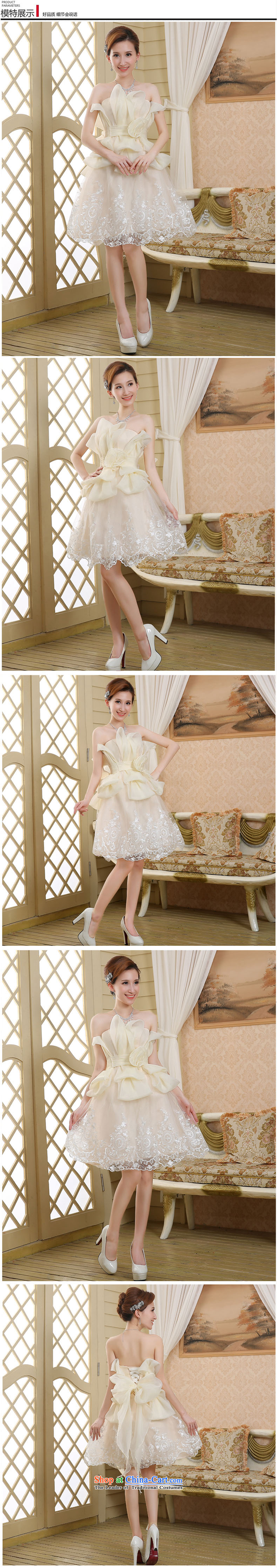 The new tissue chest bridesmaid marriage short spring 2015 dress bridesmaid bridesmaid dresses serving champagne color small white dresses , prices, picture S brand platters! The elections are supplied in the national character of distribution, so action, buy now enjoy more preferential! As soon as possible.