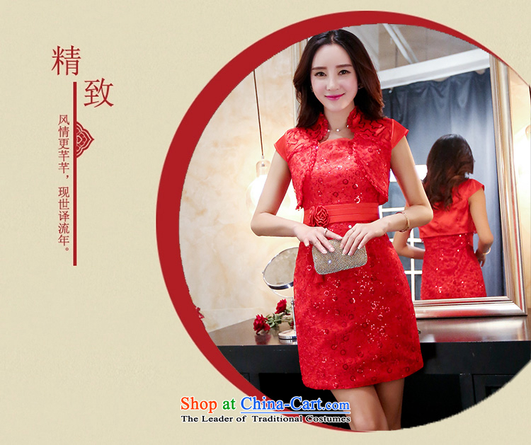 2015 summer season arrogance bride bows to the skirt wedding dress in long red stylish evening dresses and back door girl pictures chest color M brand, prices, picture platters! The elections are supplied in the national character of distribution, so action, buy now enjoy more preferential! As soon as possible.