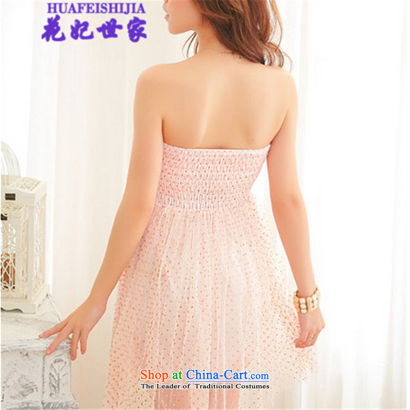 Spend the  summer of 2015, Saga Furs of Princess gauze wiping the chest dress dresses west 302-8109-24 cream, spend the princess of code are FAMILY OF HUA FEI SHI JIA) , , , shopping on the Internet