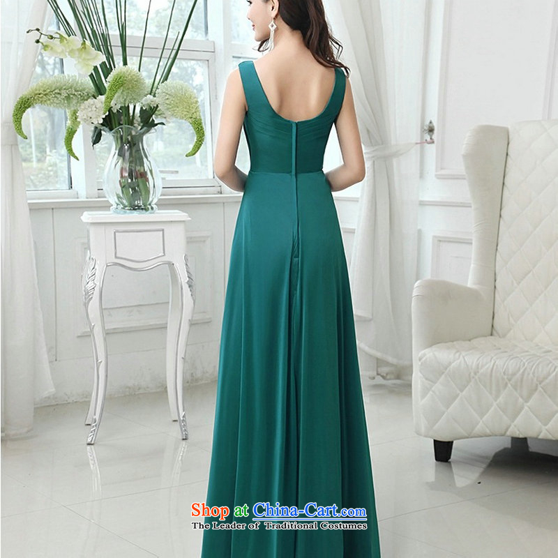 Optimize the new 2015 Hong-bridesmaid evening dress sleek and hem long skirt banquet moderator ylf002 will optimize Hong.... XXL, shopping on the Internet