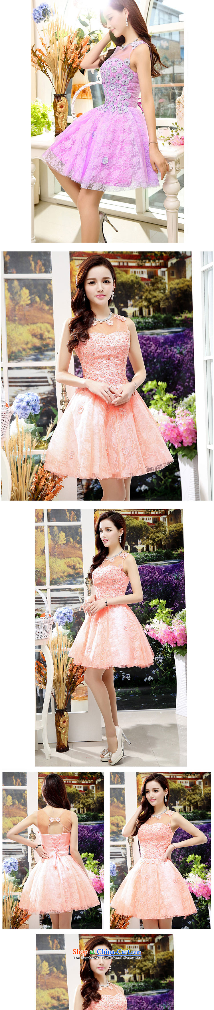 Mei Lin Shing 2015 Summer female bon bon skirt banquet evening dresses lace dresses retro gathering small dress dress princess skirt L picture, prices, brand platters! The elections are supplied in the national character of distribution, so action, buy now enjoy more preferential! As soon as possible.