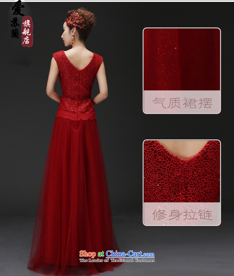 However Service Bridal Fashion 2015 New Red Dress long Sau San shoulders lace marriage evening dresses spring deep red made no refund is not replaced picture, prices, brand platters! The elections are supplied in the national character of distribution, so action, buy now enjoy more preferential! As soon as possible.