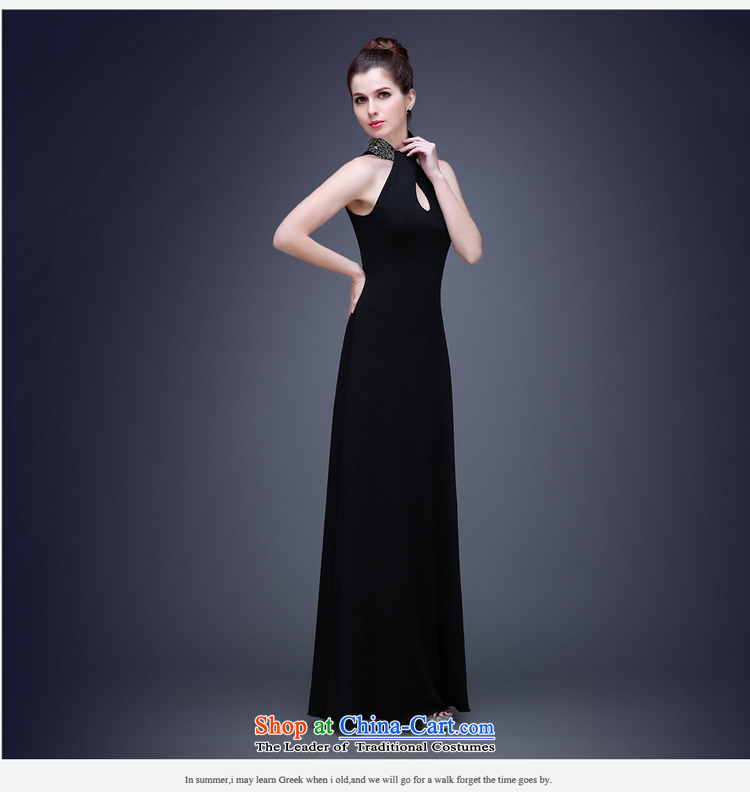(Aaron's health-hung also convey the new air quality evening dresses moderator banquet Top Loin of Sau San dress dresses elegant small black skirt black S picture, prices, brand platters! The elections are supplied in the national character of distribution, so action, buy now enjoy more preferential! As soon as possible.
