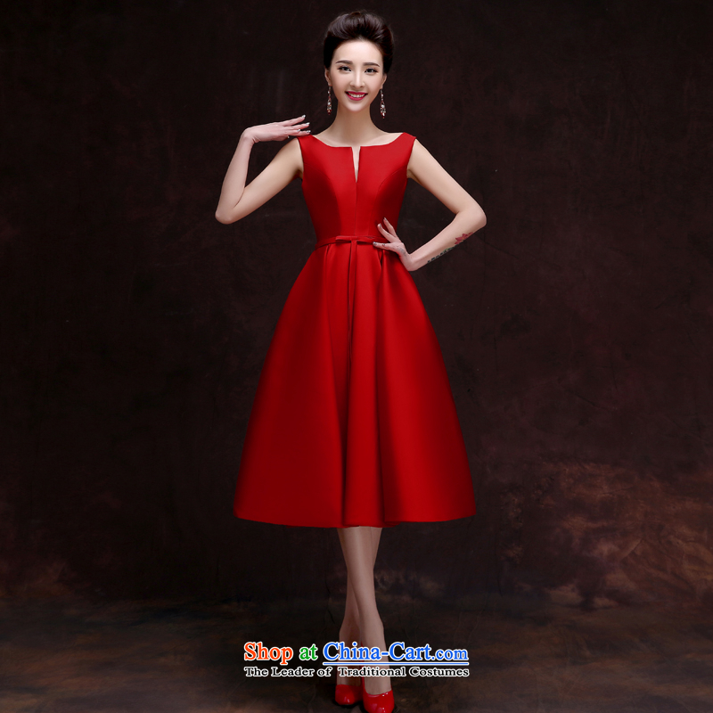 The privilege of serving-leung 2015 new bride bows to the summer and fall of Red Dress Chinese wedding dresses skirts small Ms. wine red XL, a service-leung , , , shopping on the Internet