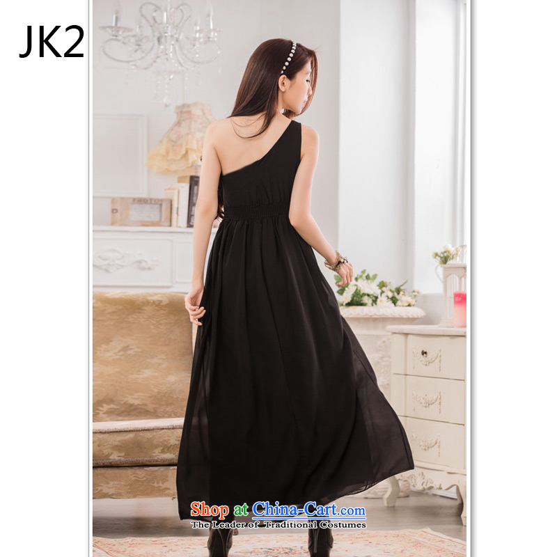 Stylish appearance shoulder Foutune of video thin chiffon dress manually staple-ju long evening dresses dresses JK2¯s 1,379,634 black XXXL,JK2.YY,,, shopping on the Internet