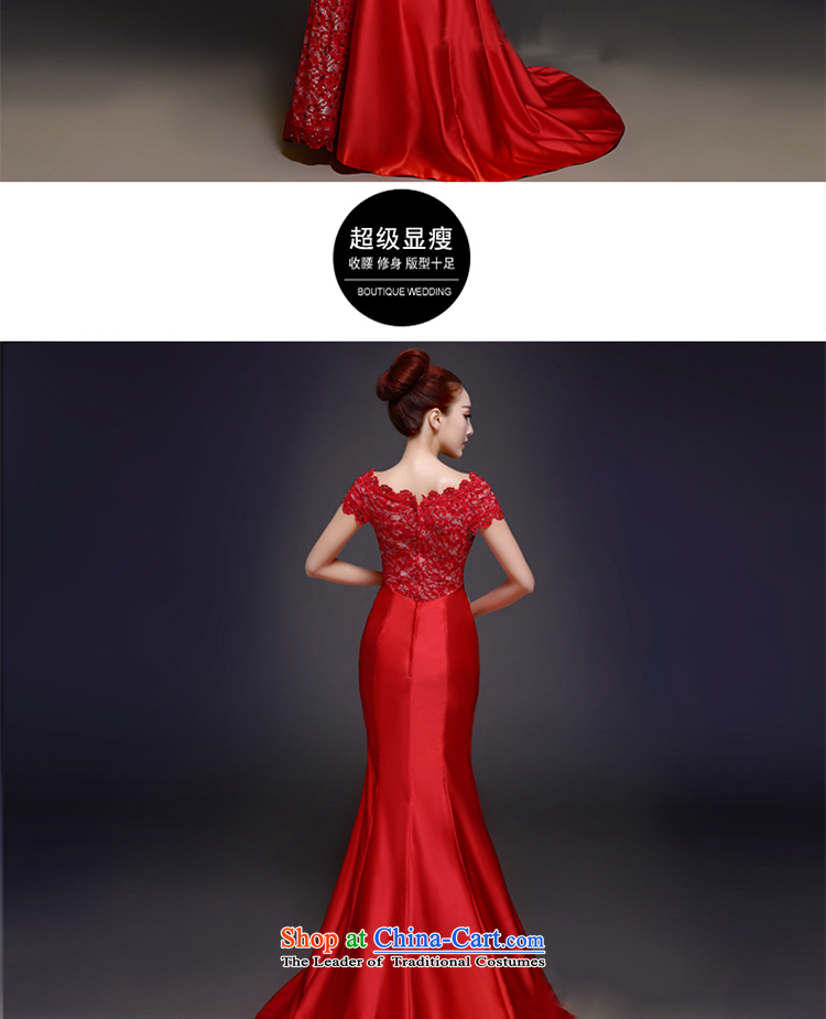 The first white into about 2015 New Red Wedding banquet service bridal toasting champagne evening dresses crowsfoot tail length of Sau San, Wedding Dress Red XL Photo, prices, brand platters! The elections are supplied in the national character of distribution, so action, buy now enjoy more preferential! As soon as possible.
