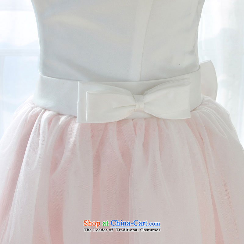 Millennium bride 2015 new minimalist wiping the chest short) bridesmaid services sister skirt hostess performances small dining dress D6007 white M/20, millennium bride shopping on the Internet has been pressed.
