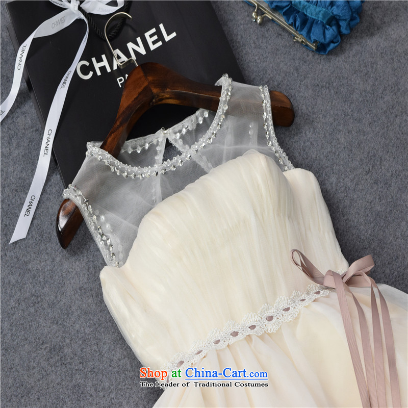 The color is sa 2015 autumn and winter bridesmaid dress with real-any pictures of short shoulders champagne color bridesmaid dress birthday party dress bon bon skirt moderator banquet at the champagne color pictures, L) short price, brand platters! The elections are supplied in the national character of distribution, so action, buy now enjoy more preferential! As soon as possible.
