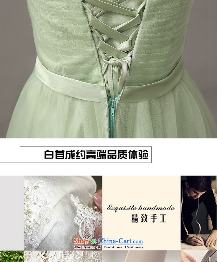 The first white into about bridesmaid serving Korean shoulder banquet evening dresses 2015 Summer New Long bridesmaid dress green bows Service Bridal Fashion B M picture, prices, brand platters! The elections are supplied in the national character of distribution, so action, buy now enjoy more preferential! As soon as possible.
