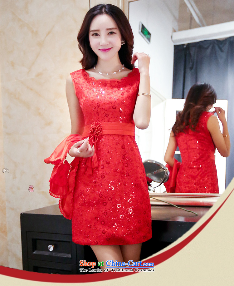 2015 Summer bride bows to the skirt wedding dress in long red stylish evening dresses and back door girl pictures chest color pictures, prices, XL brand platters! The elections are supplied in the national character of distribution, so action, buy now enjoy more preferential! As soon as possible.