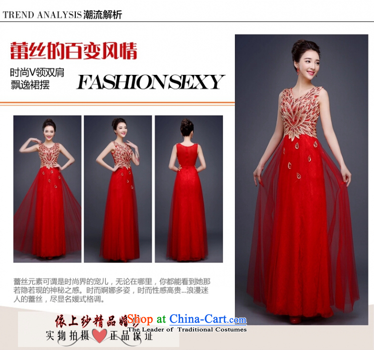 Yong-yeon and evening dresses 2015 new bride bows to the Winter Spring Banquet dress marriage long red red S pictures Sau San, prices, brand platters! The elections are supplied in the national character of distribution, so action, buy now enjoy more preferential! As soon as possible.