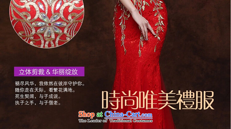 Marriages bows to the new spring 2015, Female depilation chest long evening dresses red crowsfoot wedding dresses summer red XXL picture, prices, brand platters! The elections are supplied in the national character of distribution, so action, buy now enjoy more preferential! As soon as possible.