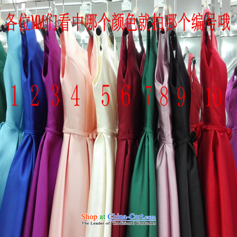 Marriages bows to the new spring 2015) women's shoulders a V-Neck short dress bridesmaid bride wedding dress spring and summer red 10 made no refund is not replaced, Su-lan , , , shopping on the Internet