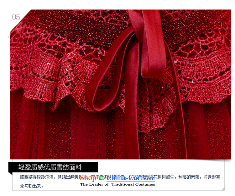 Syria wine red erase time chest dress 2015 new autumn and winter marriages bows services wine red long Night Banquet Exhibition evening wine red S picture, prices, brand platters! The elections are supplied in the national character of distribution, so action, buy now enjoy more preferential! As soon as possible.