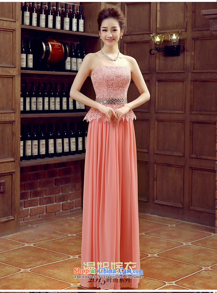 Time Syrian pink long evening dresses 2015 new autumn and winter lace marriages betrothal evening dress wiping the chest diamond will dress pink L picture, prices, brand platters! The elections are supplied in the national character of distribution, so action, buy now enjoy more preferential! As soon as possible.