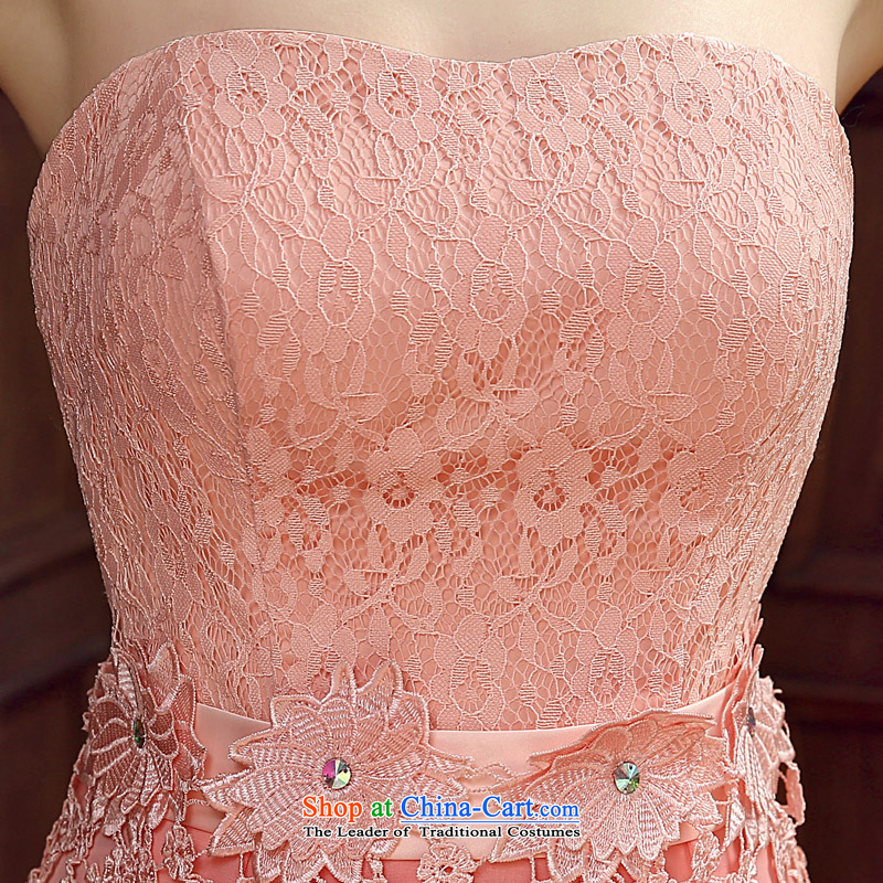 Syria bridesmaid dresses time long skirt bride evening sister wedding banquet evening dresses 2015 new autumn and winter bridesmaid mission is scheduled wedding dresses pink M Time Syrian shopping on the Internet has been pressed.