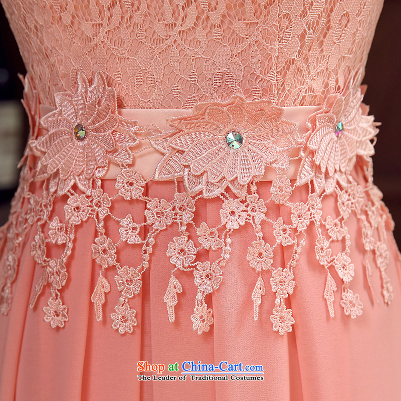 Syria bridesmaid dresses time long skirt bride evening sister wedding banquet evening dresses 2015 new autumn and winter bridesmaid mission is scheduled wedding dresses pink M Time Syrian shopping on the Internet has been pressed.