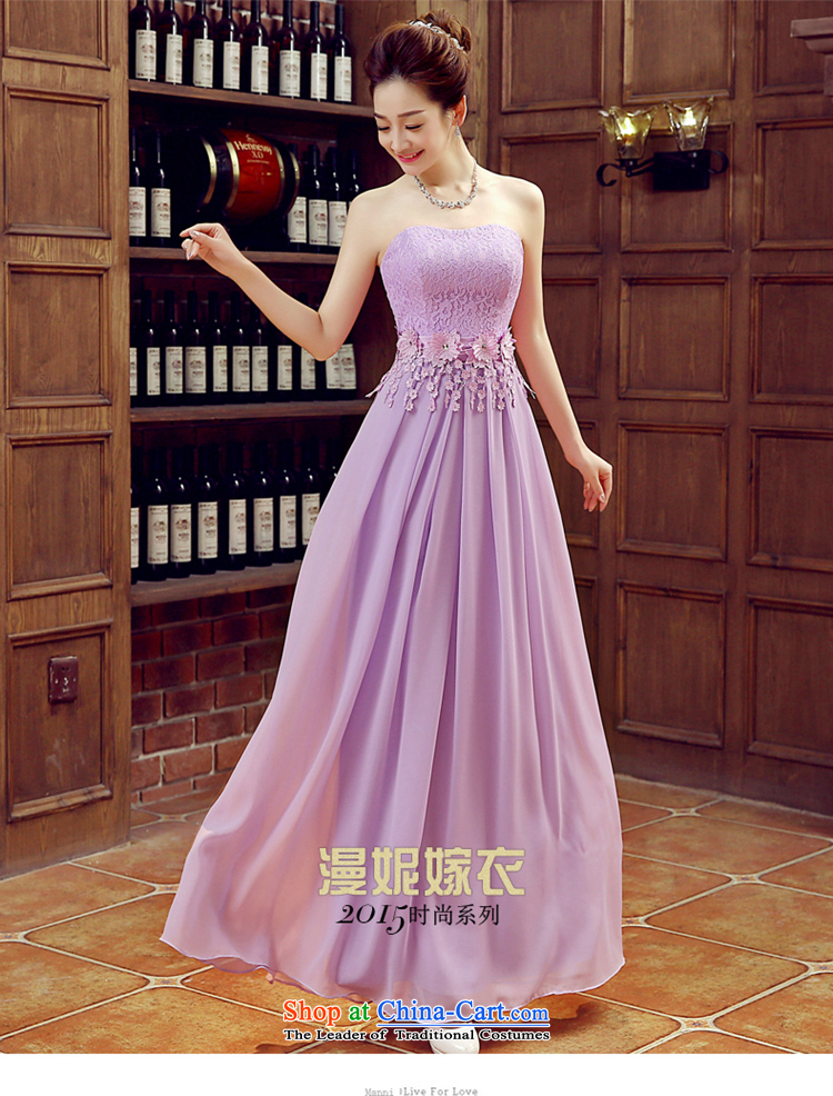 The Syrian Arab Republic  2015 Autumn time new bridesmaid mission dress with a light purple long bridesmaid sister skirt with service banquet performances dress balls moderator dress with a light purple L picture, prices, brand platters! The elections are supplied in the national character of distribution, so action, buy now enjoy more preferential! As soon as possible.