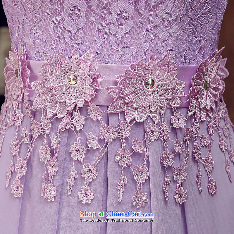 The Syrian Arab Republic  2015 Autumn time new bridesmaid mission dress with a light purple long bridesmaid sister skirt with service banquet performances dress balls moderator dress with a light purple , L, Syria has been pressed time shopping on the Internet