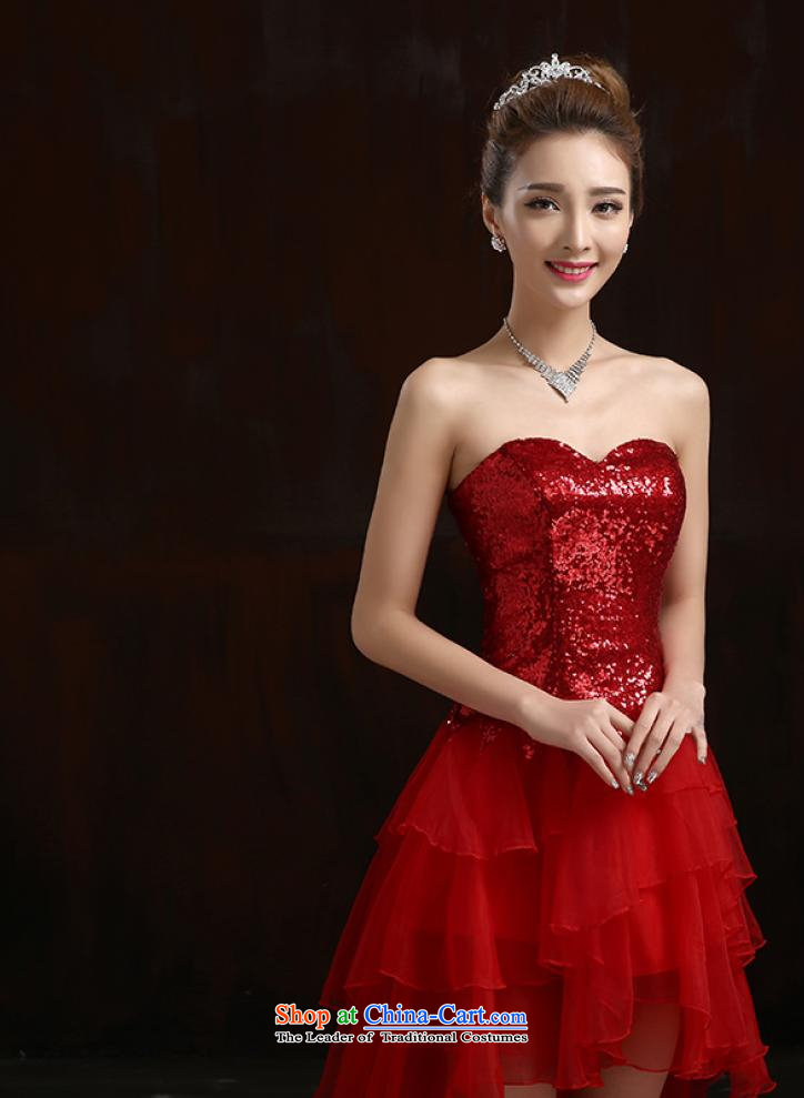 Marriages bows services wine red long gown New Sau San evening dresses new Korean long red dress package shoulder deep red S picture, prices, brand platters! The elections are supplied in the national character of distribution, so action, buy now enjoy more preferential! As soon as possible.