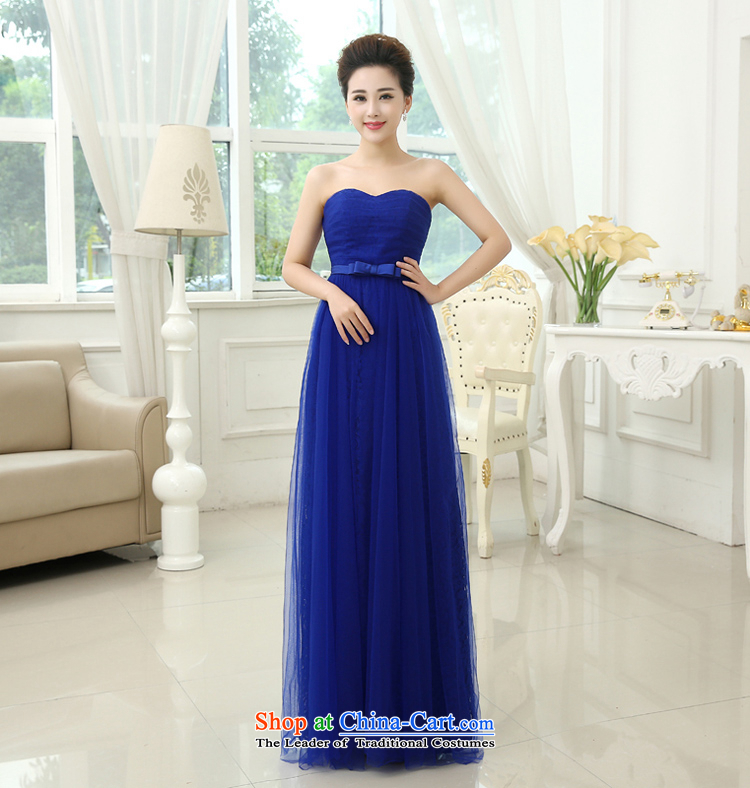 Upscale long dresses and chest lace evening dress kicked off the stage costumes will dress blue XXL picture, prices, brand platters! The elections are supplied in the national character of distribution, so action, buy now enjoy more preferential! As soon as possible.