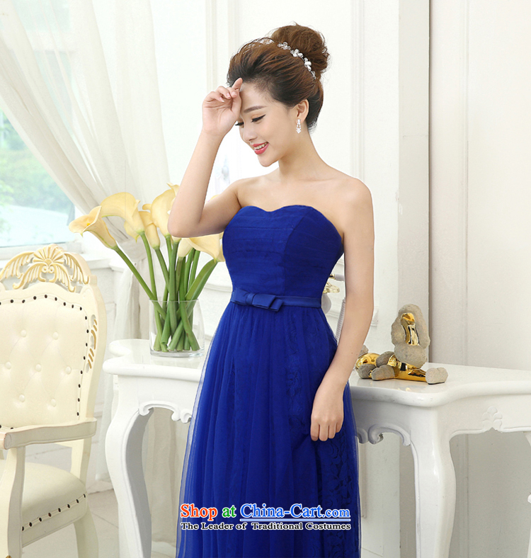 Upscale long dresses and chest lace evening dress kicked off the stage costumes will dress blue XXL picture, prices, brand platters! The elections are supplied in the national character of distribution, so action, buy now enjoy more preferential! As soon as possible.