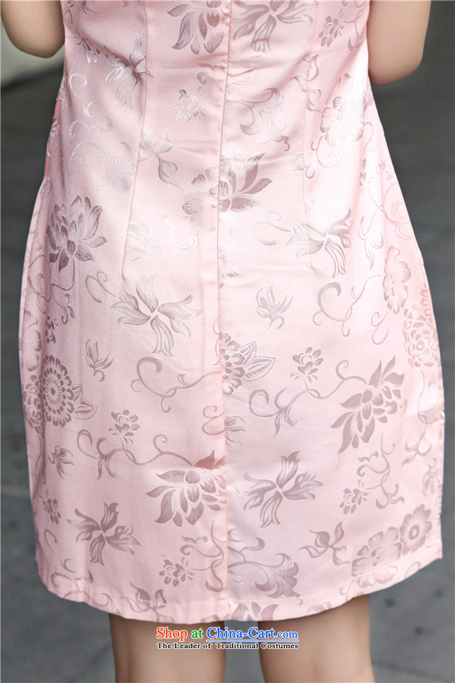 The fragrance of    2015 New Multimedia cheongsam dress stylish improved temperament short of Sau San embroidery cheongsam dress dresses 1587 pink L picture, prices, brand platters! The elections are supplied in the national character of distribution, so action, buy now enjoy more preferential! As soon as possible.