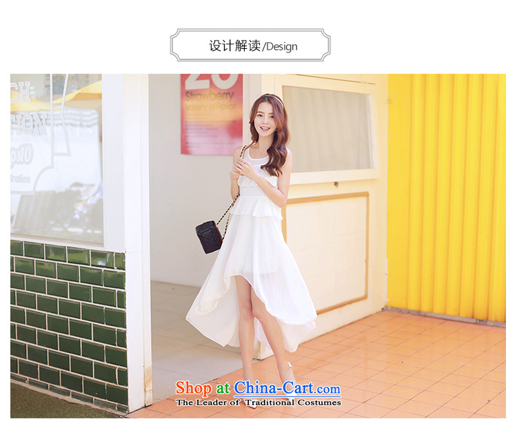The fragrance of   2015 Summer multimedia new Korean chiffon dresses irregular long skirt front stub long after dovetail dress rose from 118.85 champagne color pictures, prices, S brand platters! The elections are supplied in the national character of distribution, so action, buy now enjoy more preferential! As soon as possible.