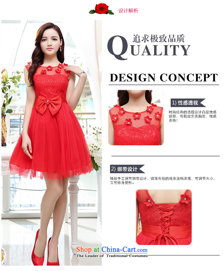 To Doi Shu 2015 Summer elegant ladies chiffon embroidery large summer gown commuter short skirt high waist Red Dress RED M picture, prices, brand platters! The elections are supplied in the national character of distribution, so action, buy now enjoy more preferential! As soon as possible.