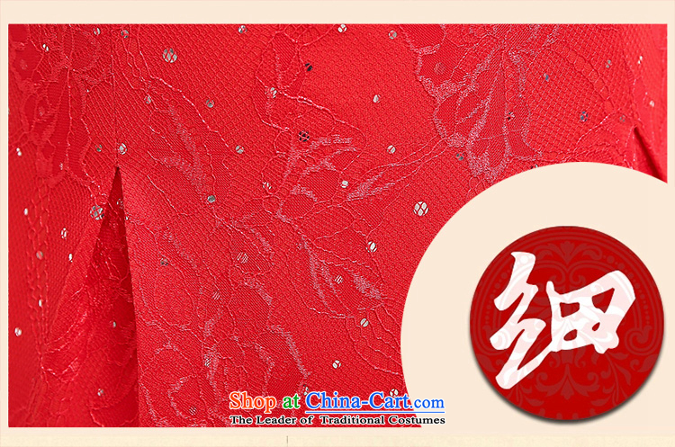 To Shu Doi summer short of Chinese small dress marriage dinner drink service back to the door of the bride red video thin Sau San suits skirts red XXL picture, prices, brand platters! The elections are supplied in the national character of distribution, so action, buy now enjoy more preferential! As soon as possible.
