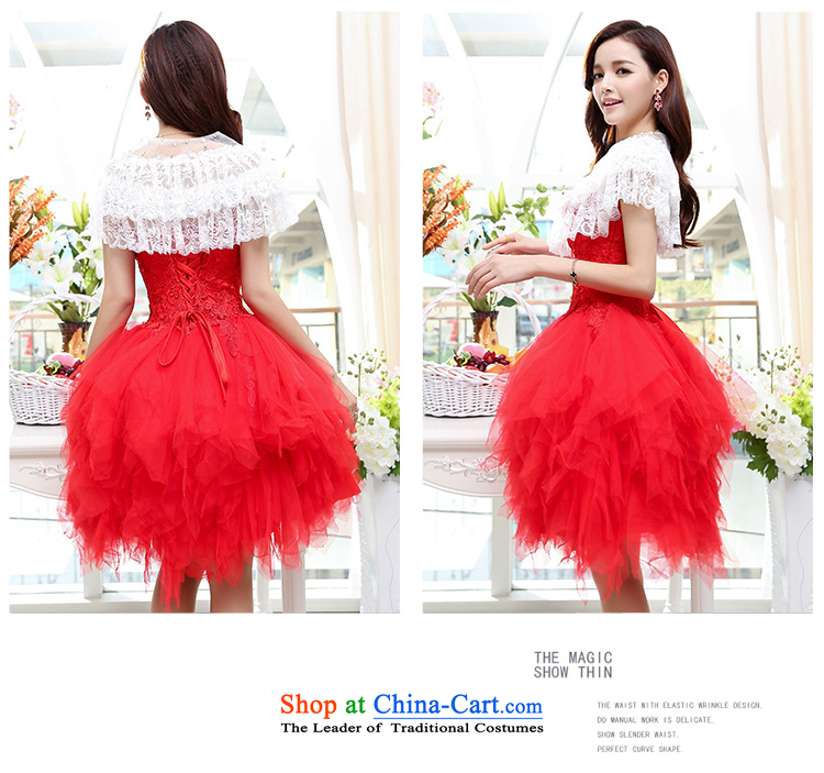 To Doi Shu 2015 summer is the new sense of motherly love Mary Magdalene chest sweet gentlewoman bon bon petticoats dresses wedding dresses bridesmaid services red L picture, prices, brand platters! The elections are supplied in the national character of distribution, so action, buy now enjoy more preferential! As soon as possible.