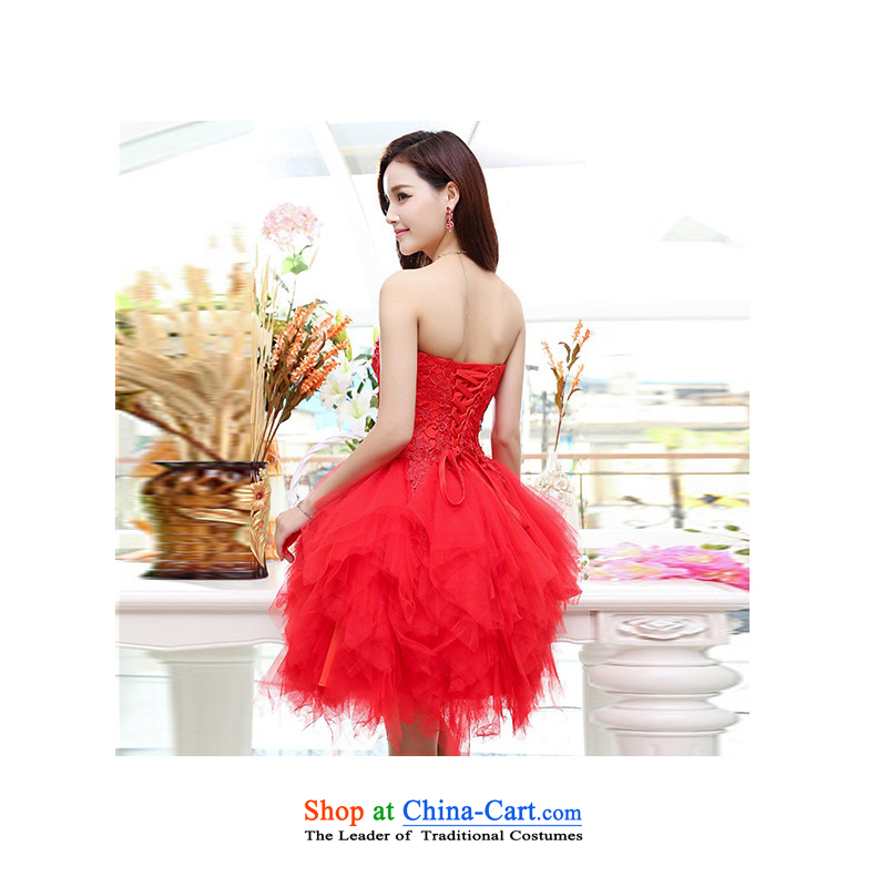 To Doi Shu 2015 summer is the new sense of motherly love Mary Magdalene chest sweet gentlewoman bon bon petticoats dresses wedding dresses bridesmaid services to Shu Tai red, L, , , , shopping on the Internet