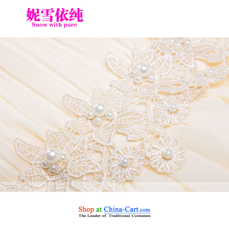 In accordance with the pure 2015 Connie snow new sweet temperament OL banquet bridesmaid marriage Beveled Shoulder Sau San female dresses long skirt dress of white with the left shoulder straps M, Connie stealth snow in plain (SNOW WITH PURA) , , , shopping on the Internet