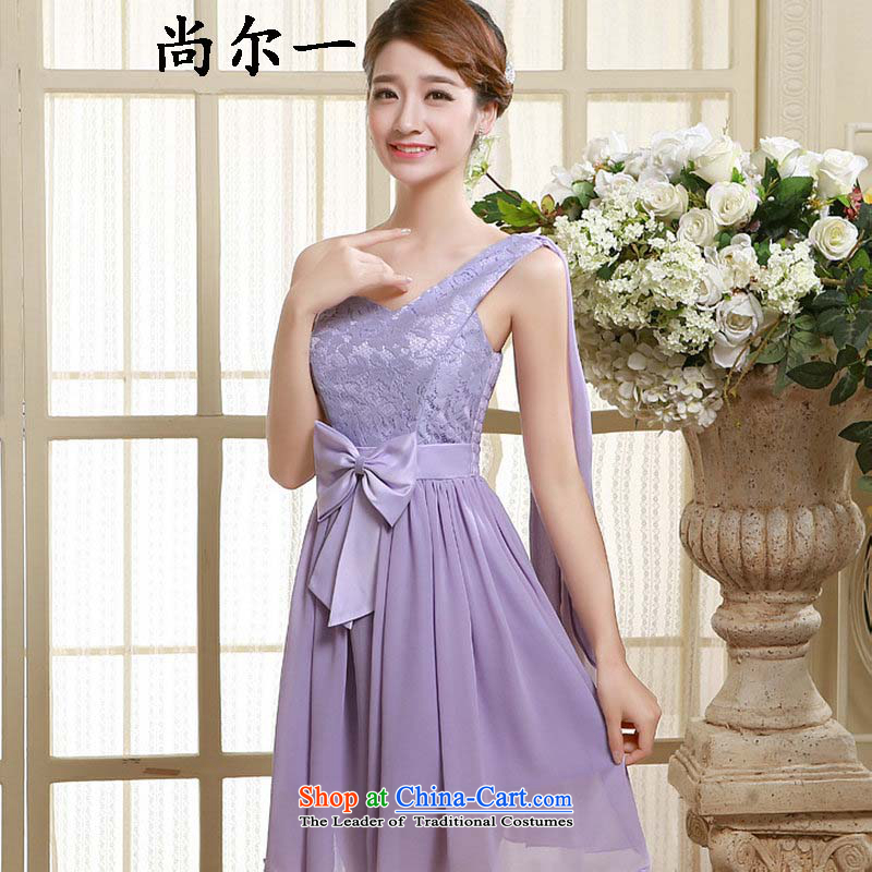 Naoji a 2015 summer gown bridesmaid short, banquet evening dresses and sisters mission bridesmaid skirt moderator small dress code is pink qlf002, yet a , , , shopping on the Internet