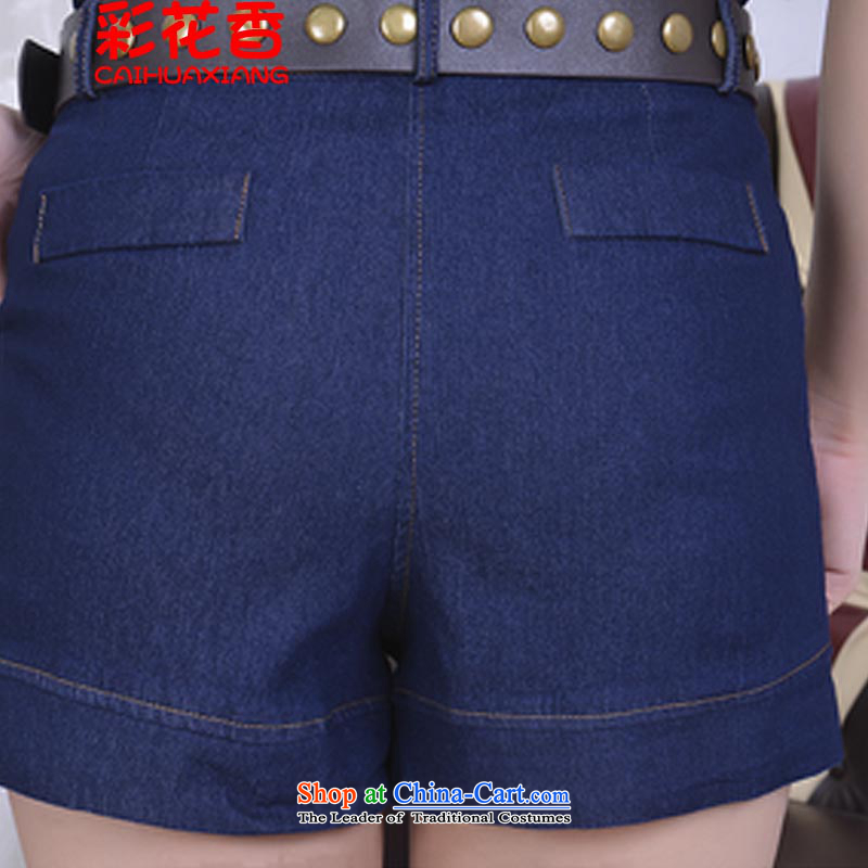 The fragrance of summer 2015 Korea Multimedia Video Graphics thin cowboy suits short skirt Skort Sau San deep V-neck-trousers shorts picture color XL, multimedia message 66.62 Scent (CAI HUA XIANG) , , , shopping on the Internet