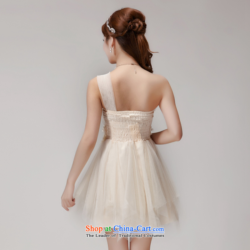 Record bridesmaid services 2015 new bridesmaid mission dress evening dresses and sisters skirts banquet in a small dress summer short K5600 white, record (kuili) , , , shopping on the Internet