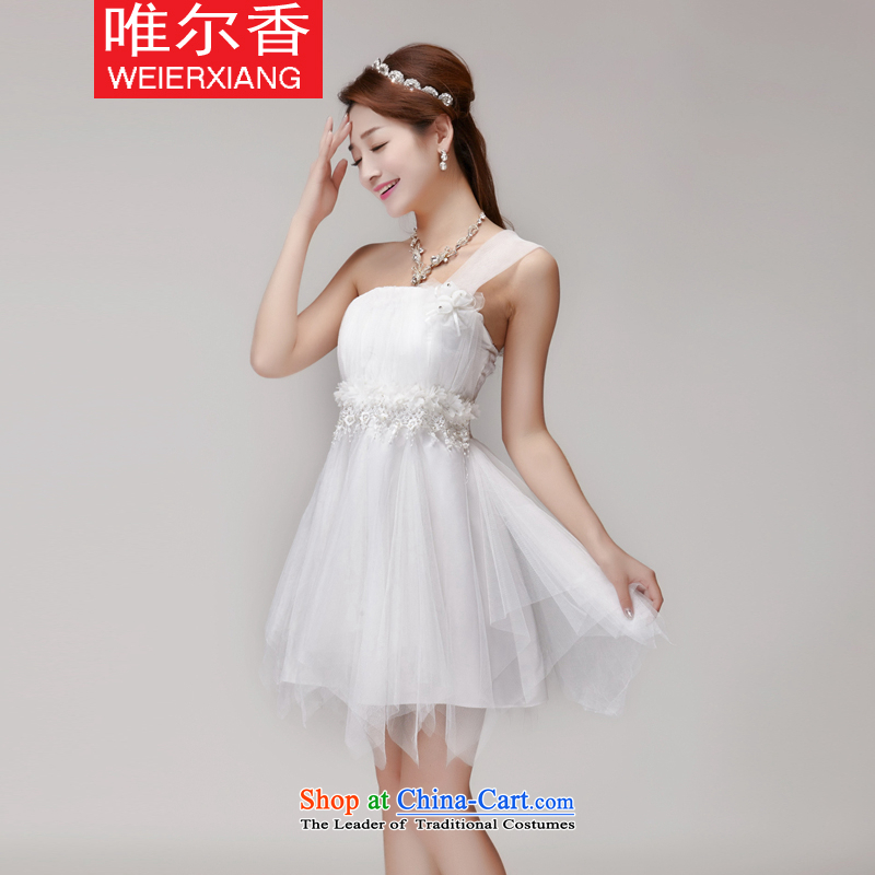 Cd-heung 2015 Summer new bridesmaid mission dress evening dresses and sisters skirts banquet short of small dress Elsevier, L 258 pink-hyang (WEIERXIANG) , , , shopping on the Internet