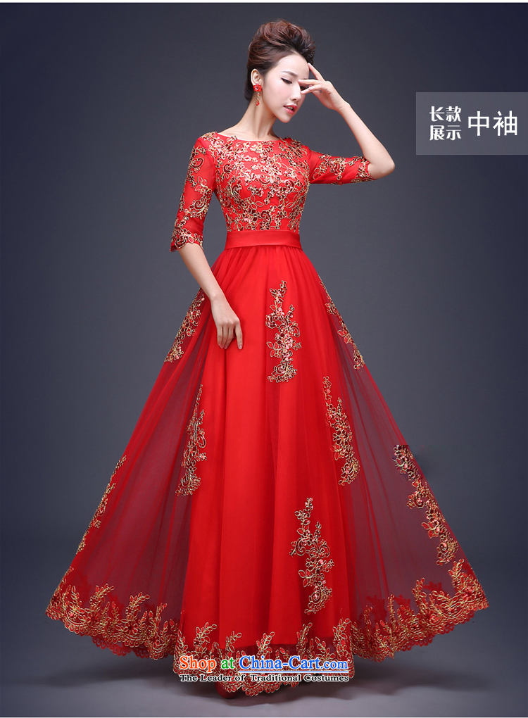 7 7 color tone bride 2015, married New Evening Dress Code Red bows her dress and large in long-sleeved L034 tailored (does not allow) Picture, prices, brand platters! The elections are supplied in the national character of distribution, so action, buy now enjoy more preferential! As soon as possible.