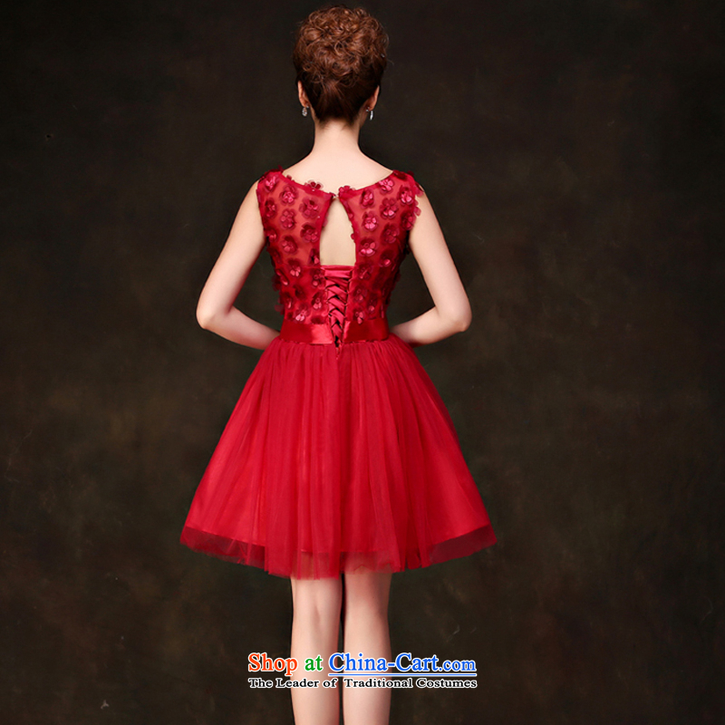 7 7 color tone bridesmaid services 2015 new bride bows service of marriage banquet betrothal Night Gown skirt L035 RED M 7 7 Color Tone , , , shopping on the Internet