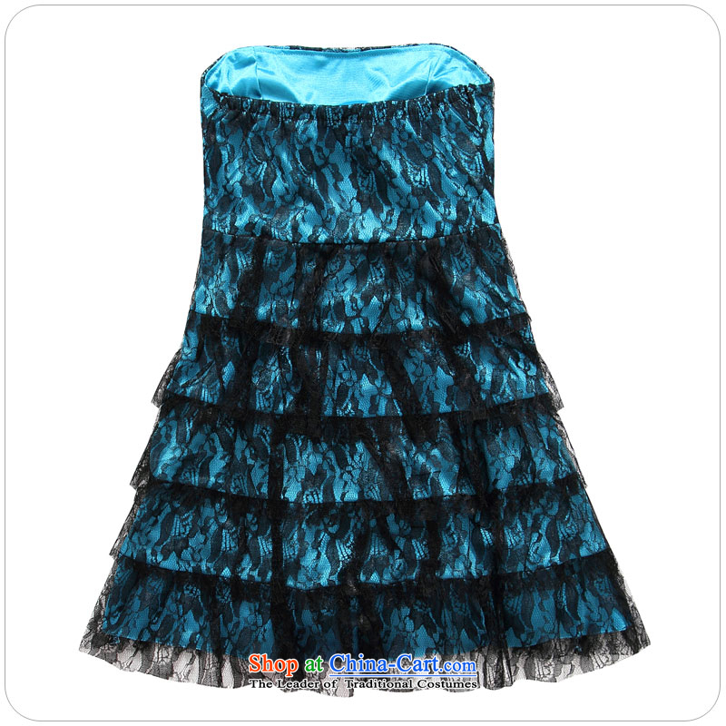 The new 2015 JK2 fashion show skirt anointed chest lace small dining dress skirt thick MM TO XL 3XL blue skirt around 922.747 ,JK2.YY,,, recommendations 165 shopping on the Internet